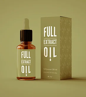 CBD Oil Dropper Box Packaging