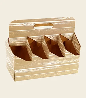 Beverage Box Packaging with Handle