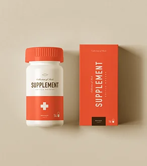 Healthcare Supplement Box Packaging