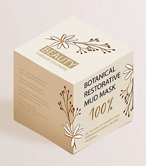 Mud Mask Box Packaging