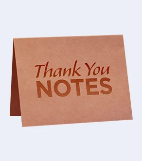 Paper Thank You Note