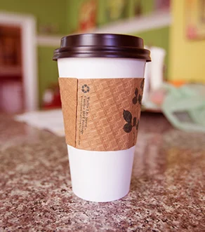 Printed Coffee Cup Sleeve