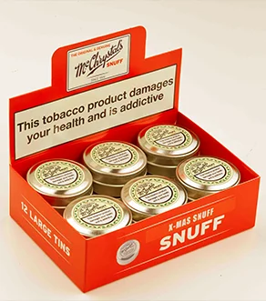 Smokeless Tobacco Box Packaging